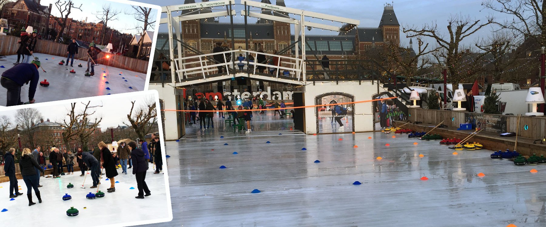 Op de grachten Amsterdam Fun Curling