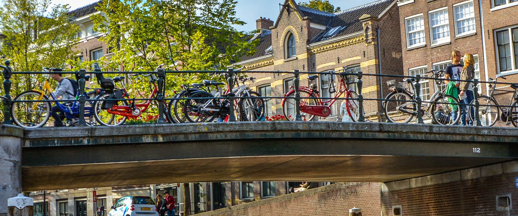 Fietstocht Amsterdam brug