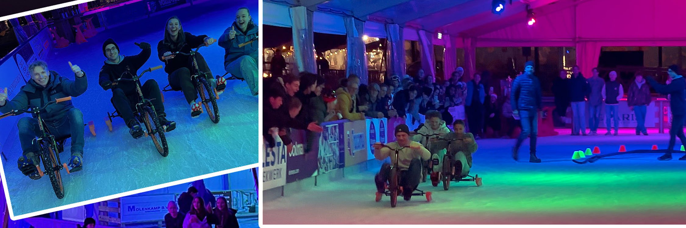 Winter cat slider ice race 2025